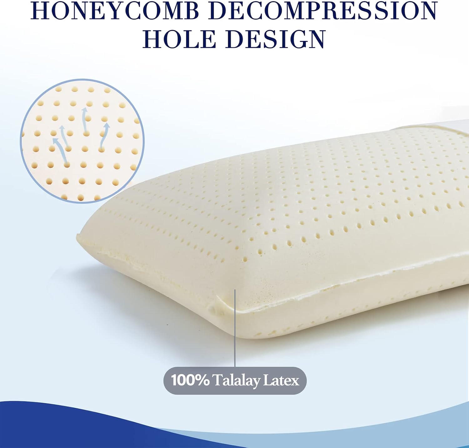 Natural Latex High-Resilience Pillow - Image 2
