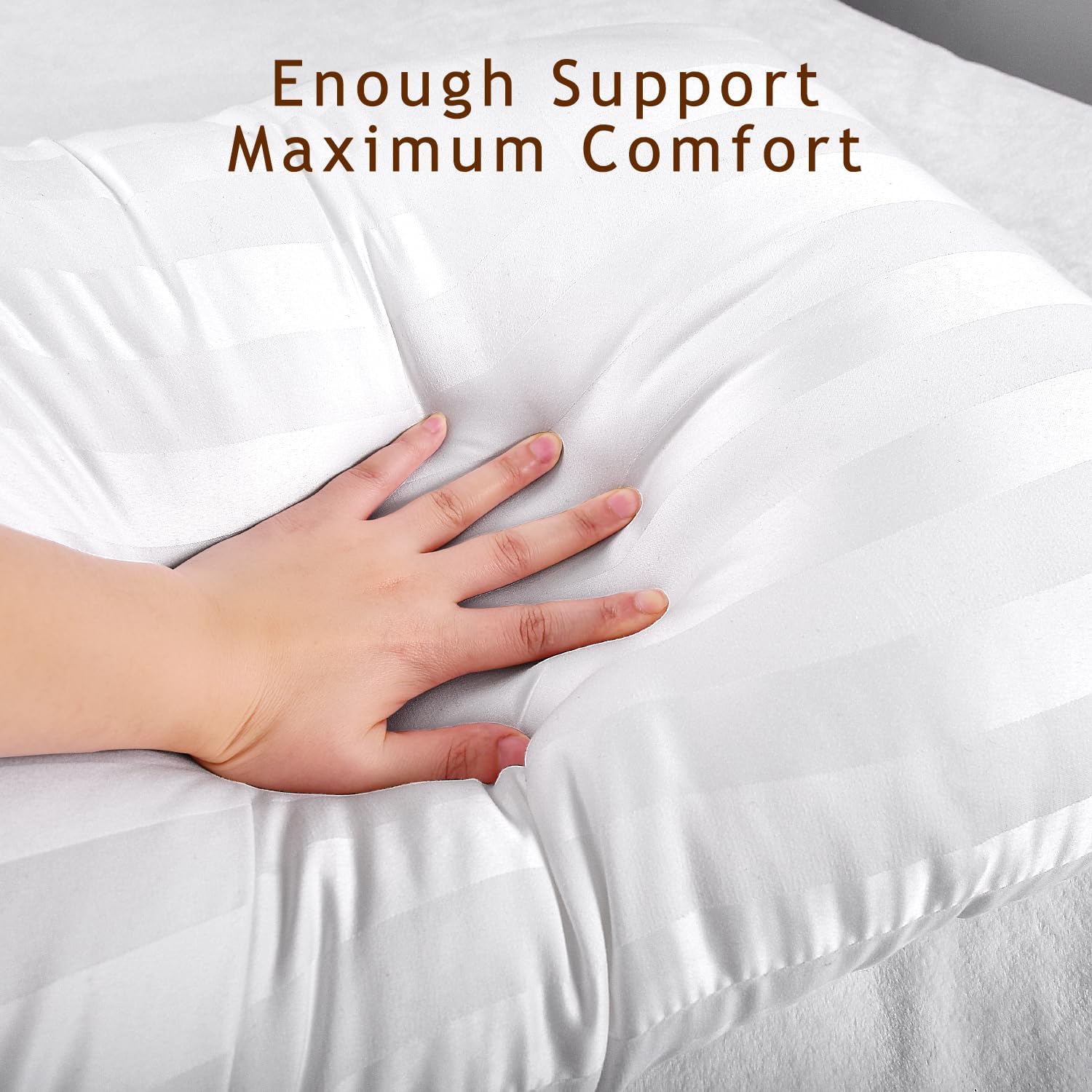 Large Ultra-Soft Faux Down Pillow - Image 2